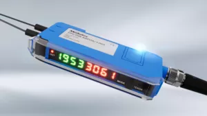 Amplificador de fibra óptica para sensores fotoeléctricos en carril DIN, compatible con fibra plástica y de vidrio